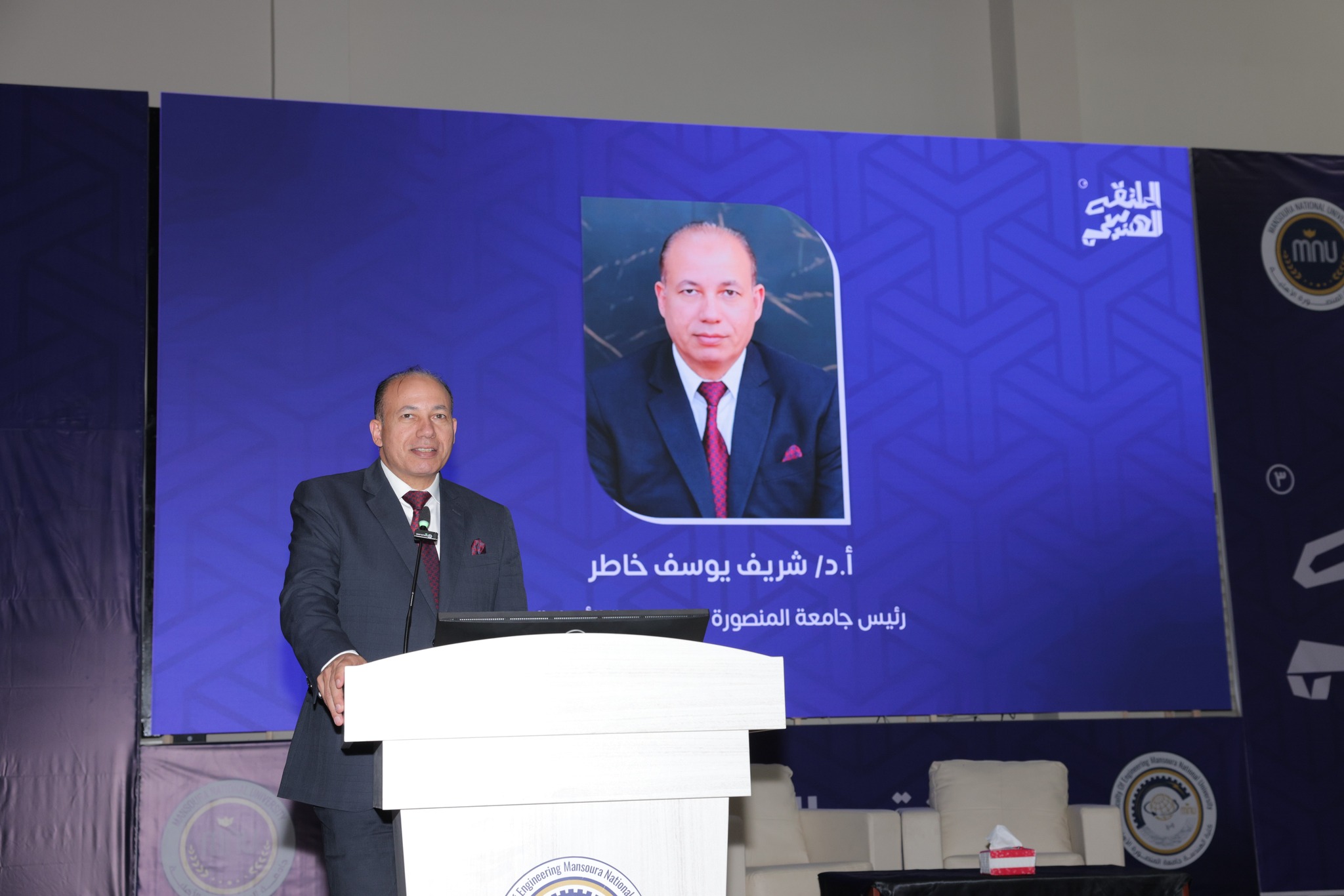رئيس جامعة المنصورة الأهلية يفتتح فعاليات الملتقى الهندسي في نسخته الثالثة بمشاركة وفود وطلاب تحالف جامعات الدلتا